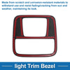 Honda N-BOX (2023) Black Front Row Light Trim Bezel