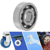 Deep Groove Ball Bearings 17x47x14mm Lubricated Bearings Silver Tone