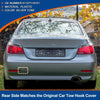 BMW 525i 530i (2001-2007) Silver Tone Rear Tow Hook Cover