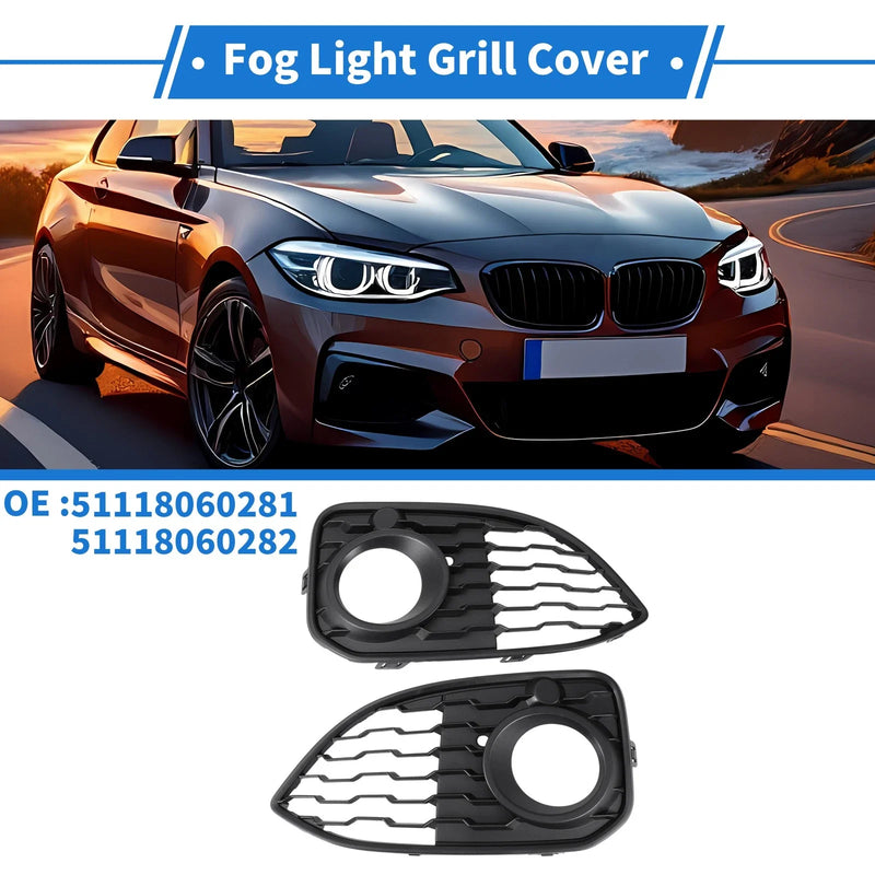 BMW 1 Series F20 Front Left & Right Fog Light Grill