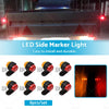 Trailer Truck Caravan 12-24V LED Clearance Lights Side Marker Lamps