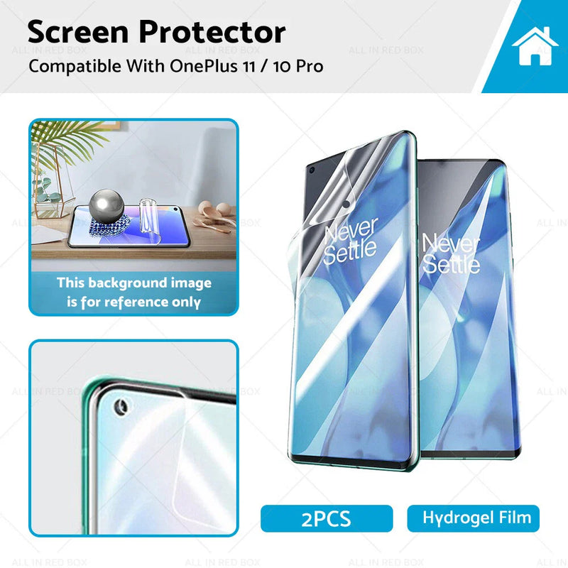 OnePlus 11, 10 Pro HD Clear Screen Protectors (2022-2023)