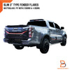 Isuzu D-Max Ute 3" Matte Black Fender Flares (2024-2025)