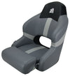 Relaxn Sports Bucket Boat Seat with Bolster Black Carbon/Grey