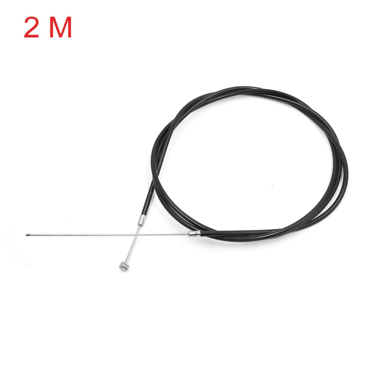 Motorcycle Scooter 2M Length Plastic Coated Rear Brake Drum Cable Wire