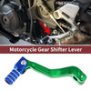 Kayo T2 Folding Gear Shifter Lever Green Blue Silver Tone