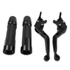 Honda VFR1200 CNC Black Extendable Brake Clutch Lever Grip Set (2010-2016)
