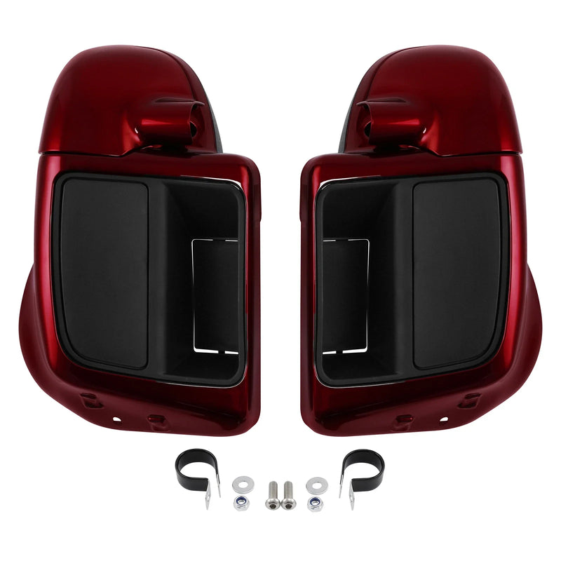 Harley Street Road Glide (2014-2025) Velocity Red Sunglo Lower Vented Fairings