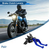 Honda Solid Blue Brake/Clutch Levers Adjustable Short