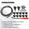 Dodge RAM with 2M Hose Front Windshield Washer Nozzle Kit (2010-2023)