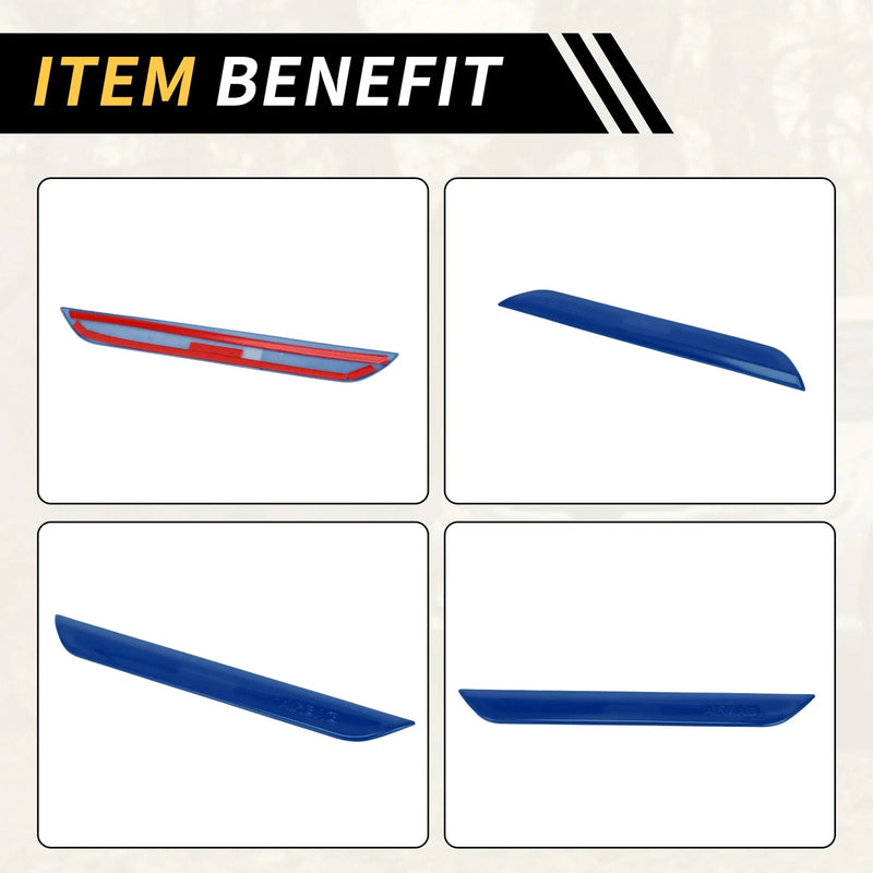 Jeep Wrangler JL JLU (2018-2024) Blue Passenger Side Seat Handle Trim