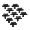 Various Applications 10 x 6 Terminal DPDT On/Off Mini Slide Switch