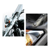 Motorcycle 20pcs M5 Black Rubber Windscreen Screws Bolts Nut