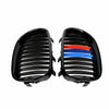 BMW E60 525i 530i Gloss Black M Color Front Kidney Grille (2003-2010)