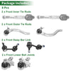 Honda Civic  - Tie Rod Ends, Sway Bar Links, Ball Joints 8pcs Front Suspension Kit