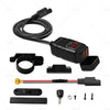 Motorcycle Dual USB Fast Charger Socket with LED Voltmeter