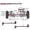Toyota Camry Highlander 2 x Front Stabilizer Sway Bar End Links (2007-2019)