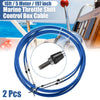 Yamaha Blue 2 x 16ft 197-Inch Marine Type Shift Remote Control Box Cable