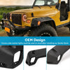 Jeep Wrangler TJ Pocket Style Matte Black Fender Flares (1997-2006)