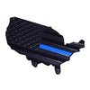 Car 3D Embossed USA Flag Map Trunk Emblem Badge Decal