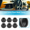 Universal Vehicles 6PCS Black Rubber Ball Joint Dust Boot Covers