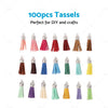Key Chains, Crafts, Jewelry Making 100PCS Leather Tassels