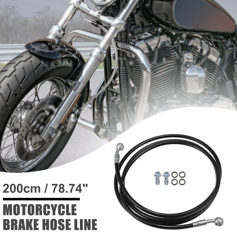 Motorcycle Brake Hose 200cm 1 Set