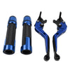 Honda CBR1000RR Blue Extendable Brake Clutch Levers & Handlebar Grips (2004-2023)
