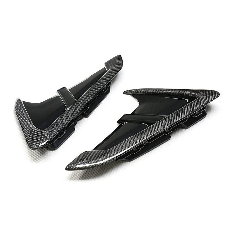 BMW X3 X3M X4M 2018-2019 Real Carbon Fiber Side Fenders Air Vent Cover Trim