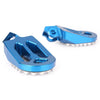 Suzuki RMZ250 RMZ450 Aluminum Footpegs  Footrests Blue (2010-2015)