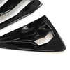 Toyota Camry Rear Window Gloss Black Vent Louver Covers (2018–2024)