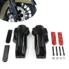 Harley Electra Street Road Upper Fork Slider Accents & Lower Fork Covers (14-22)