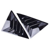 Toyota Camry Black Rear Side Window Louver Covers