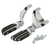Harley Sportster Chrome Passenger Footpeg Mounts (2004-2013)