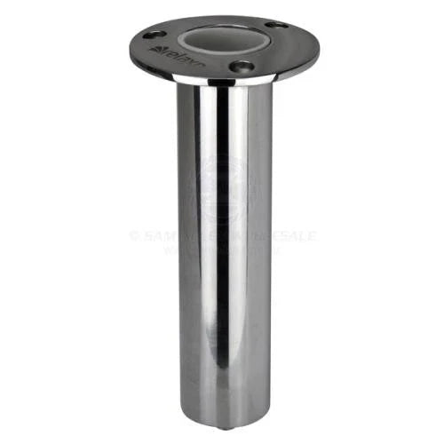 Fishing Rod Holder Straight Round Head Flush Mount Heavy Duty S/S Relaxn