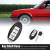 Nissan Altima Maxima 4 Button Black Key Fob Shell Case (2002-2023)