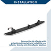BMW X6 Front Left Bumper Reflector (2008-2014)