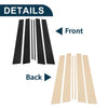 Toyota 4Runner 6 Pcs Door Pillar Window Trim (2003–2009)