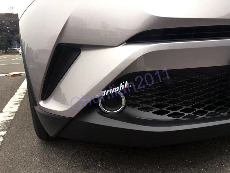 Toyota C-HR (2017-2019) 2 x ABS Chrome Front Fog Light Cover Trim