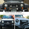 Jeep Wrangler JK LJ TJ CJ 7" Round LED Halo Headlights Hi/Lo DRL (2007-2018)