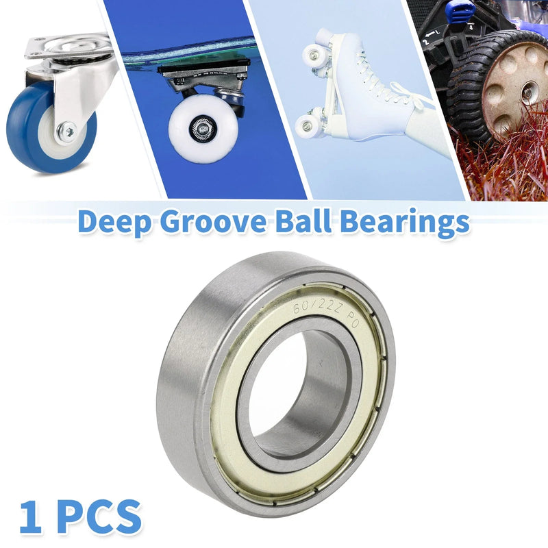Scooter Skateboard Wheel 60/22ZZ 22x44x12mm Deep Groove Ball Bearings