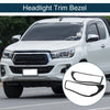 Toyota HILUX REVO Front Headlight Trim Bezel (2015-2017)