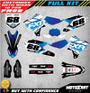 Yamaha YZF 250 2014-2018 OUTLAW STYLE Stickers Custom Graphics Full Kit