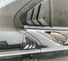 Mitsubishi Lancer EVO Carbon Fiber Look Window Louver Shutter Cover (2003-2006)