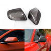 Ford Mustang 2015-2018 Carbon Fiber Rearview Wing Mirror Cover Trim Fit