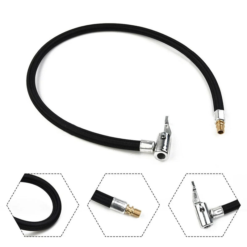 Inflator Hose Adapter 60cm Pump Replacement Rubber+Metal+Cloth