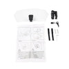 Universal Adjustable Motor Clear Clip-On Windshield Extension Air Deflector