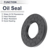 Make Model Oil Seal Nitrile Rubber 45x90x10mm Black 5 Pcs