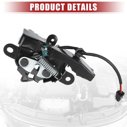 Bonnet Latch with Sensor for Toyota Sienna 2013-2020 - Black Replacement