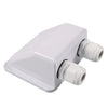Solar Panel Junction RV Caravan Boat Double Wire Cable Entry Gland Box